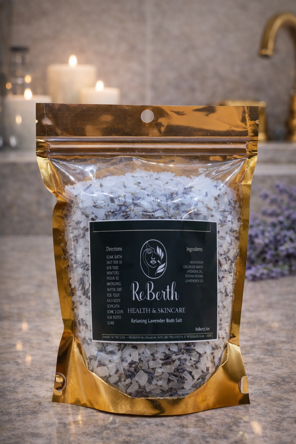 Relaxing Lavender Bath Salt