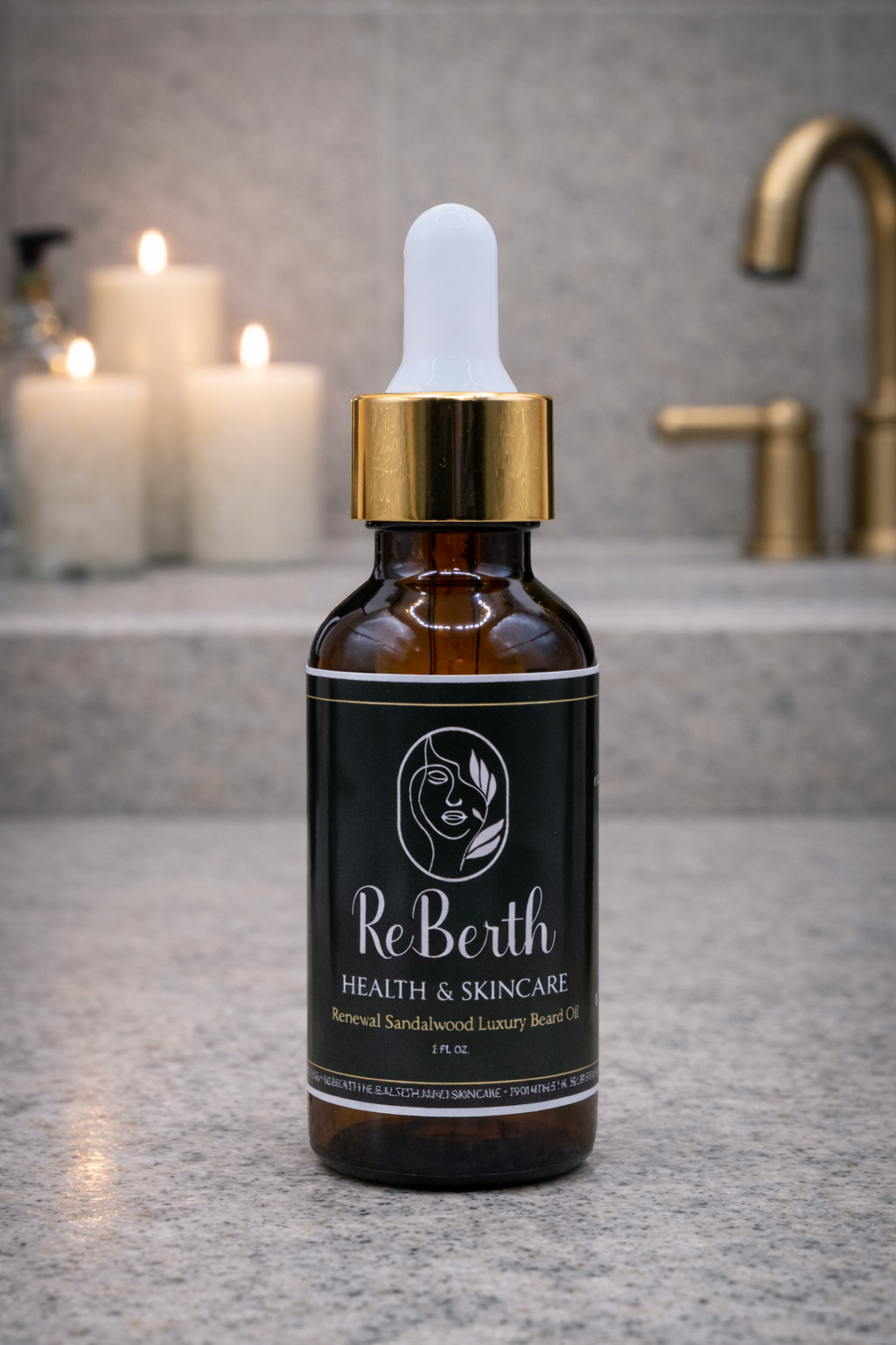 Renewal Luxury Beard Oil : Sandalwood - 2oz